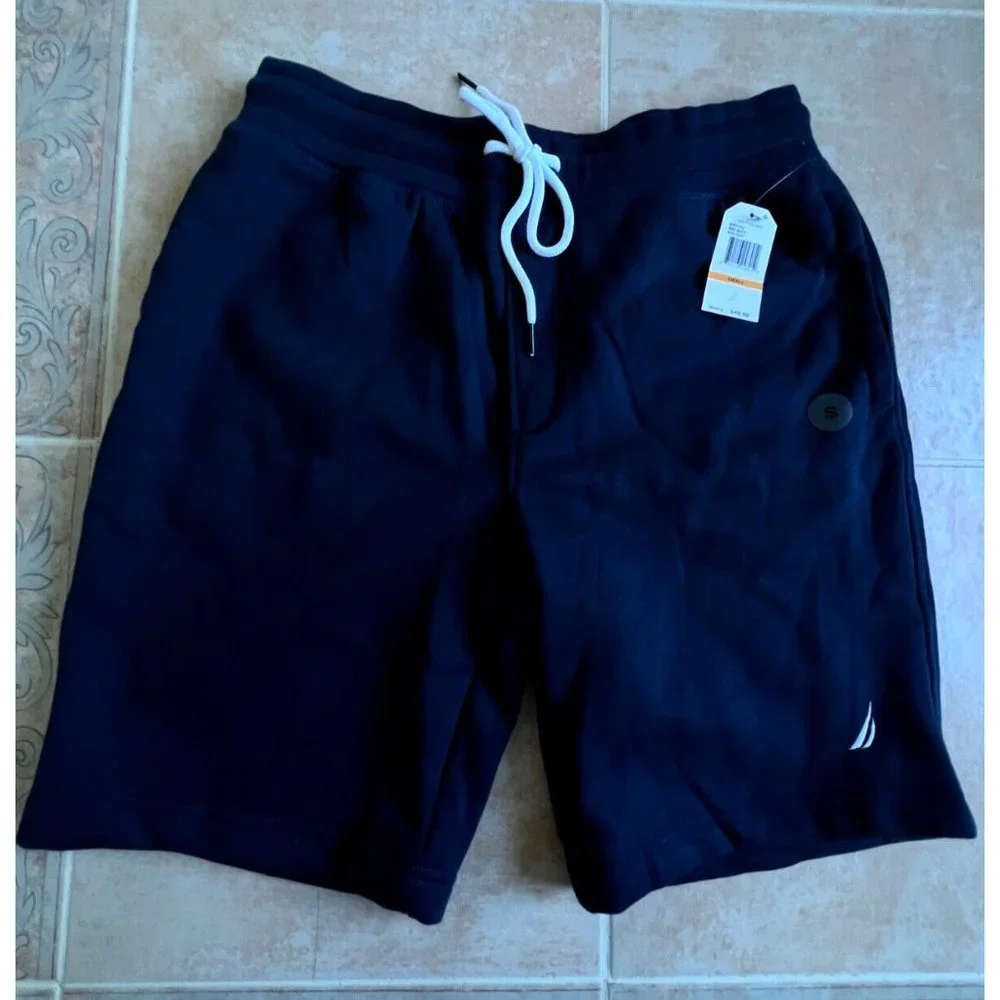 Nautica sweat shorts navy Men‎ size Small
